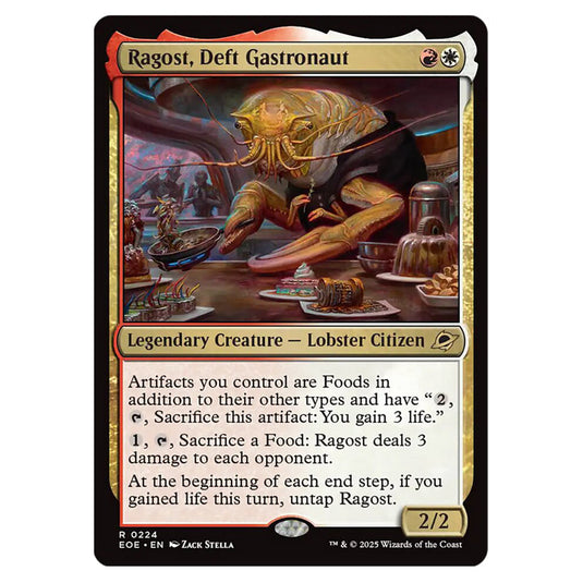 Ragost, Deft Gastronaut 0224 card from the Magic The Gathering set Edge of Eternities