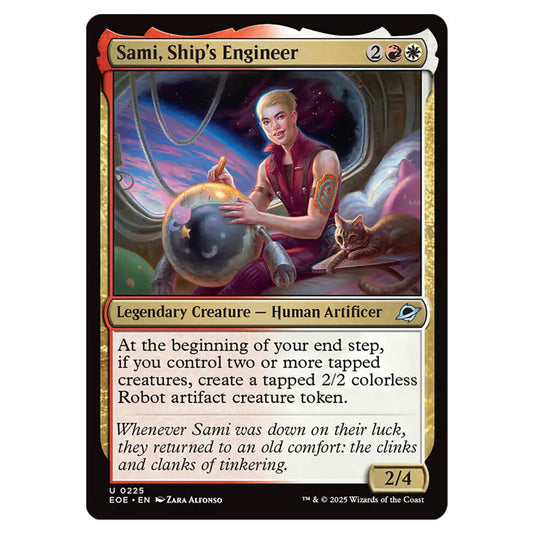 Sami, Ship's Engineer 0225 card from the Magic The Gathering set Edge of Eternities