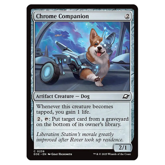 Chrome Companion 0236 card from the Magic The Gathering set Edge of Eternities