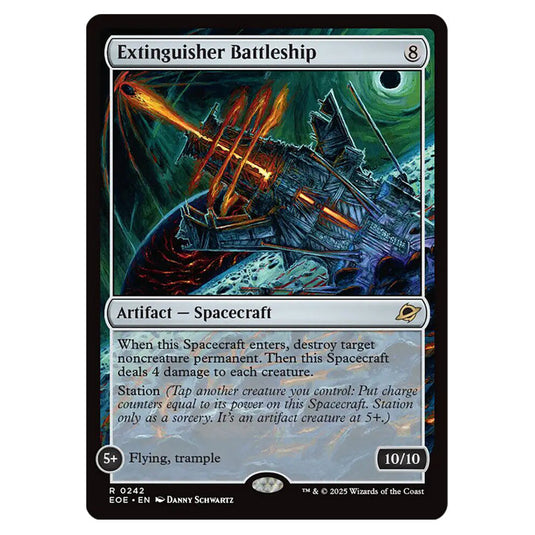 Extinguisher Battleship 0242 card from the Magic The Gathering set Edge of Eternities