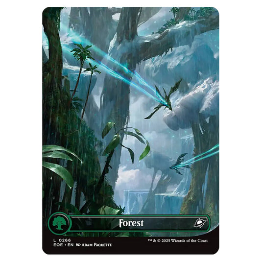 Forest 0266 card from the Magic The Gathering set Edge of Eternities