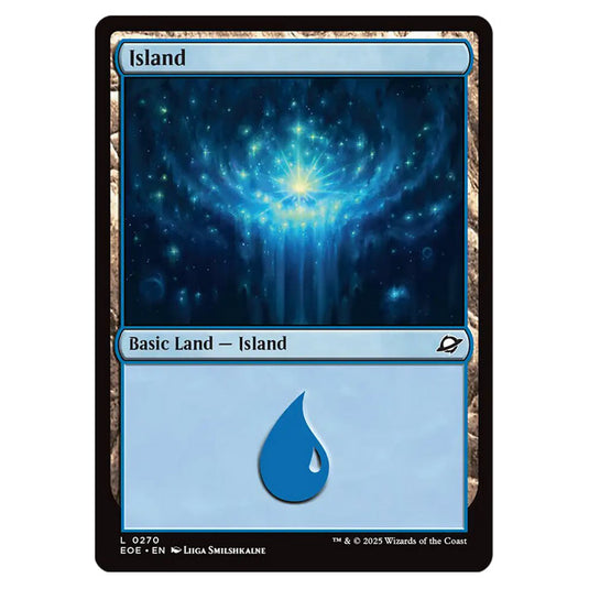 Island 0270 card from the Magic The Gathering set Edge of Eternities
