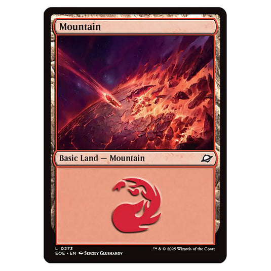 Mountain 0273 card from the Magic The Gathering set Edge of Eternities