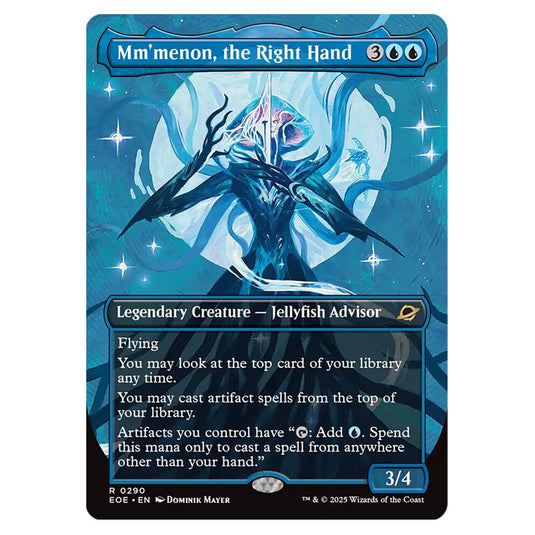 Mm'menon, the Right Hand 0290 card from the Magic The Gathering set Edge of Eternities