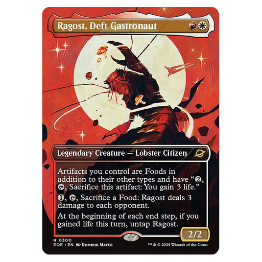Ragost, Deft Gastronaut 0300 card from the Magic The Gathering set Edge of Eternities