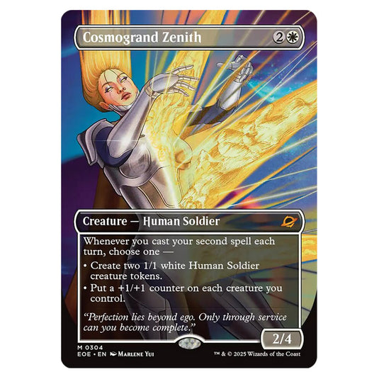 Cosmogrand Zenith 0304 card from the Magic The Gathering set Edge of Eternities