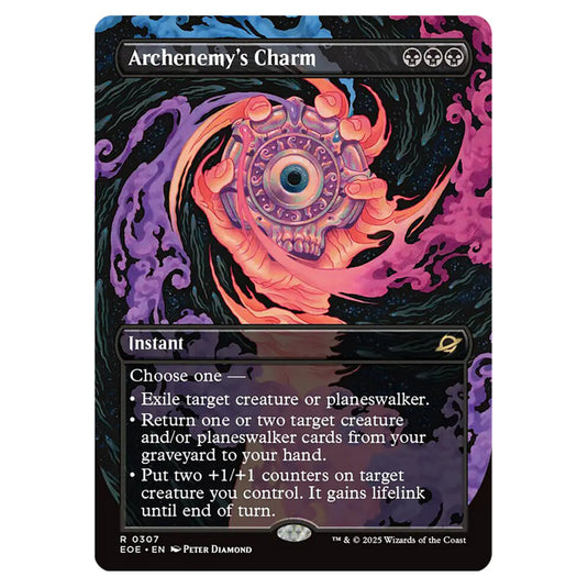 Archenemy's Charm 0307 card from the Magic The Gathering set Edge of Eternities