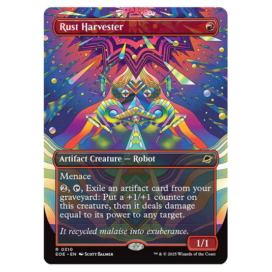 Rust Harvester 0310 card from the Magic The Gathering set Edge of Eternities