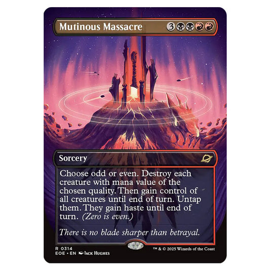 Mutinous Massacre 0314 card from the Magic The Gathering set Edge of Eternities