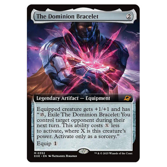 The Dominion Bracelet 0352 card from the Magic The Gathering set Edge of Eternities