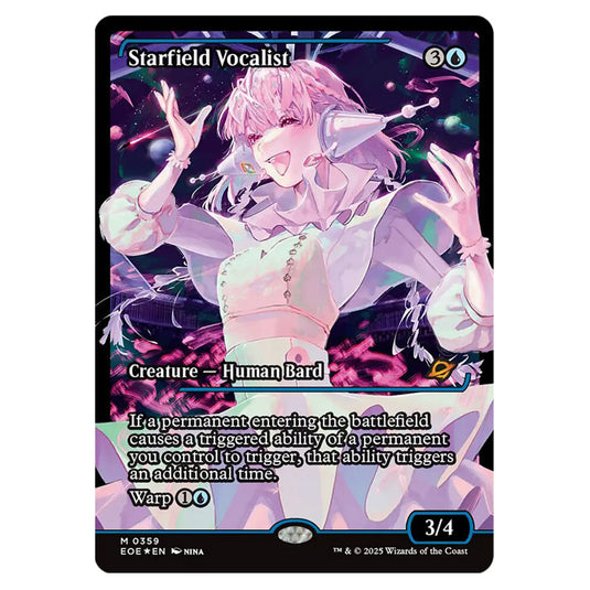 Starfield Vocalist 0359 card from the Magic The Gathering set Edge of Eternities