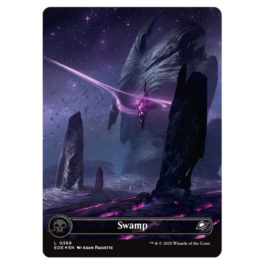 Swamp 0369 card from the Magic The Gathering set Edge of Eternities