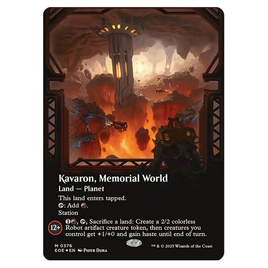 Kavaron, Memorial World 0376 card from the Magic The Gathering set Edge of Eternities