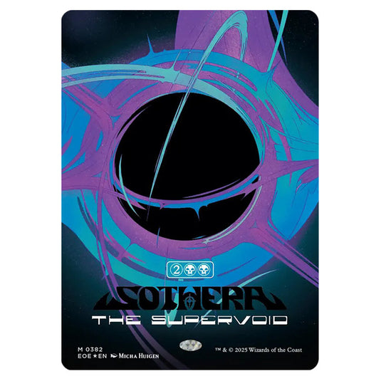Sothera, the Supervoid 0382 card from the Magic The Gathering set Edge of Eternities