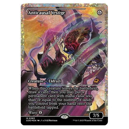Anticausal Vestige 0383 card from the Magic The Gathering set Edge of Eternities