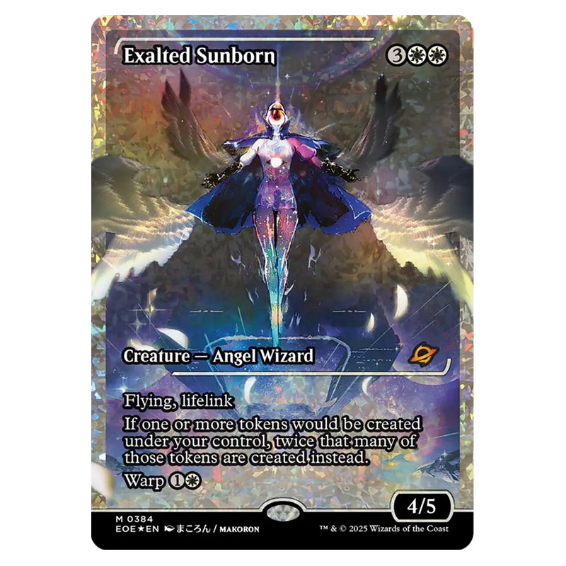 Magic The Gathering - Edge of Eternities - Exalted Sunborn (Fracture F Magic The Gathering - Edge of Eternities - Exalted Sunborn (Fracture F