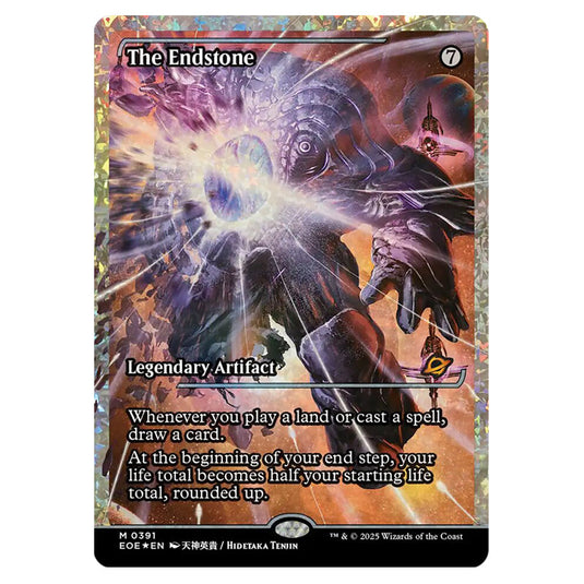 The Endstone 0391 card from the Magic The Gathering set Edge of Eternities