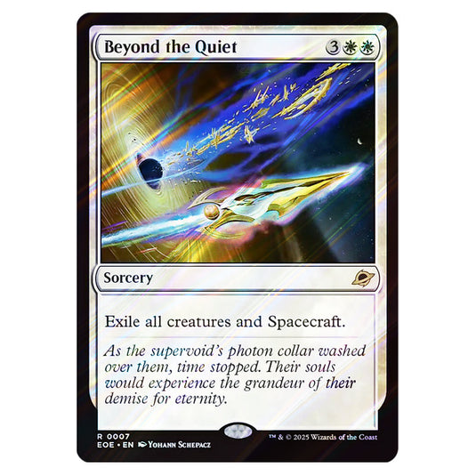 Beyond the Quiet 0007 card from the Magic The Gathering set Edge of Eternities