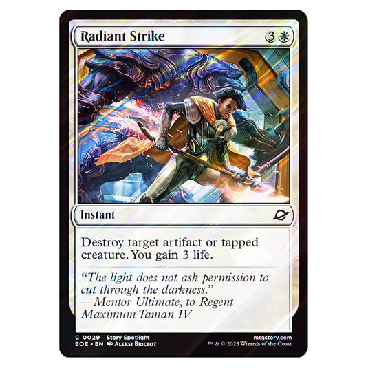 Radiant Strike 0029 card from the Magic The Gathering set Edge of Eternities