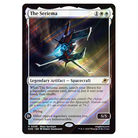 The Seriema 0035 card from the Magic The Gathering set Edge of Eternities