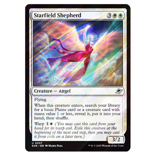 Starfield Shepherd 0037 card from the Magic The Gathering set Edge of Eternities