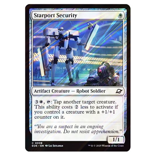 Starport Security 0039 card from the Magic The Gathering set Edge of Eternities