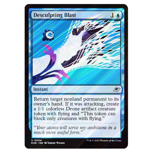 Desculpting Blast 0054 card from the Magic The Gathering set Edge of Eternities
