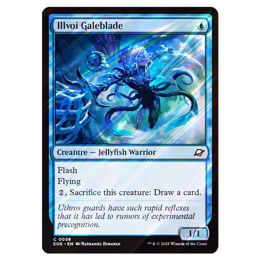 Illvoi Galeblade 0058 card from the Magic The Gathering set Edge of Eternities