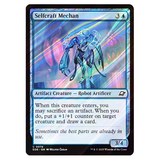 Selfcraft Mechan 0074 card from the Magic The Gathering set Edge of Eternities