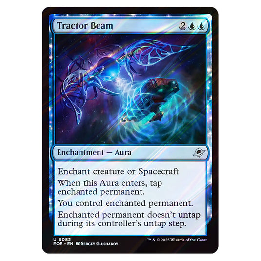 Tractor Beam 0082 card from the Magic The Gathering set Edge of Eternities