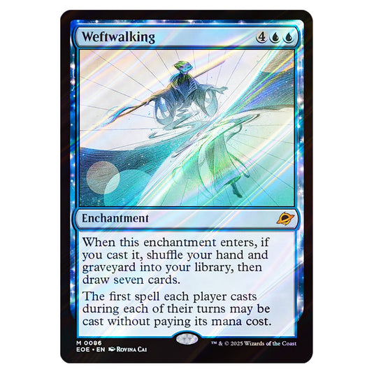Weftwalking 0086 card from the Magic The Gathering set Edge of Eternities