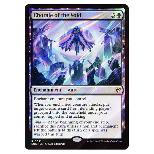 Chorale of the Void 0091 card from the Magic The Gathering set Edge of Eternities