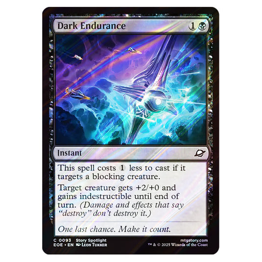 Dark Endurance 0093 card from the Magic The Gathering set Edge of Eternities
