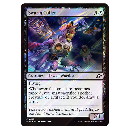 Swarm Culler 0119 card from the Magic The Gathering set Edge of Eternities
