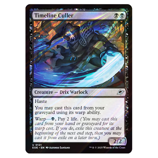 Timeline Culler 0121 card from the Magic The Gathering set Edge of Eternities