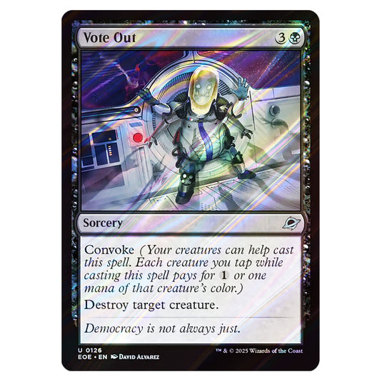 Vote Out 0126 card from the Magic The Gathering set Edge of Eternities
