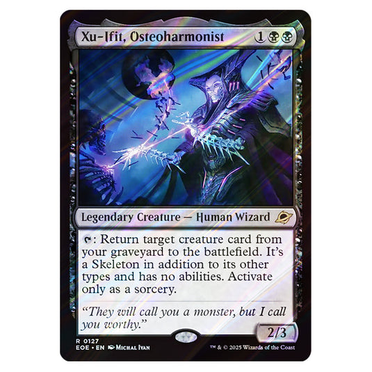 Xu-Ifit, Osteoharmonist 0127 card from the Magic The Gathering set Edge of Eternities