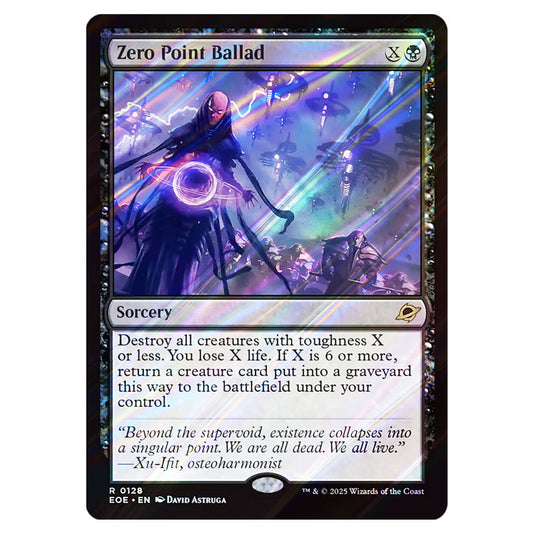 Zero Point Ballad 0128 card from the Magic The Gathering set Edge of Eternities