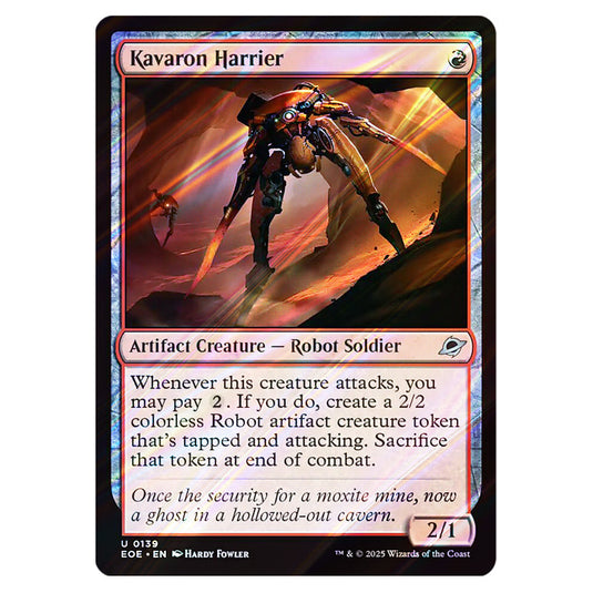 Kavaron Harrier 0139 card from the Magic The Gathering set Edge of Eternities