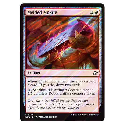 Melded Moxite 0143 card from the Magic The Gathering set Edge of Eternities