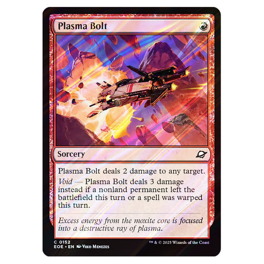 Plasma Bolt 0152 card from the Magic The Gathering set Edge of Eternities