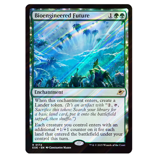 Bioengineered Future 0172 card from the Magic The Gathering set Edge of Eternities