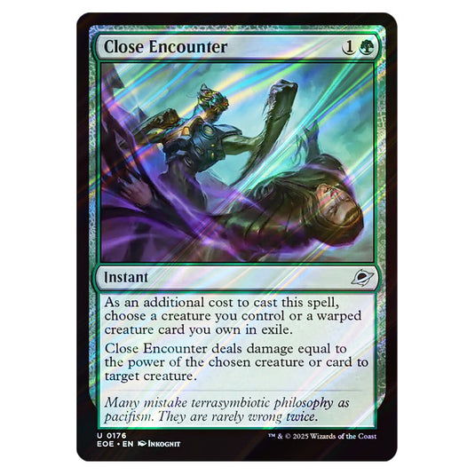 Close Encounter 0176 card from the Magic The Gathering set Edge of Eternities