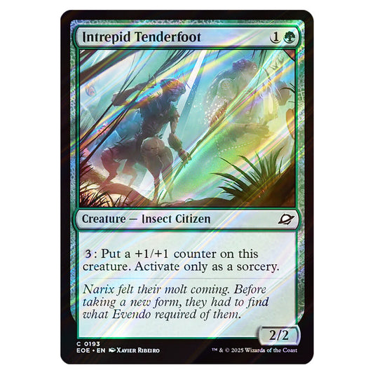 Intrepid Tenderfoot 0193 card from the Magic The Gathering set Edge of Eternities