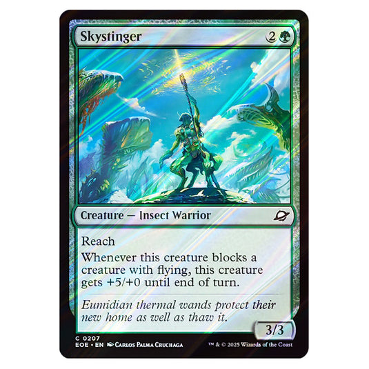 Skystinger 0207 card from the Magic The Gathering set Edge of Eternities