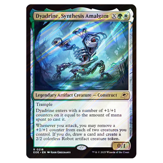 Dyadrine, Synthesis Amalgam 0216 card from the Magic The Gathering set Edge of Eternities