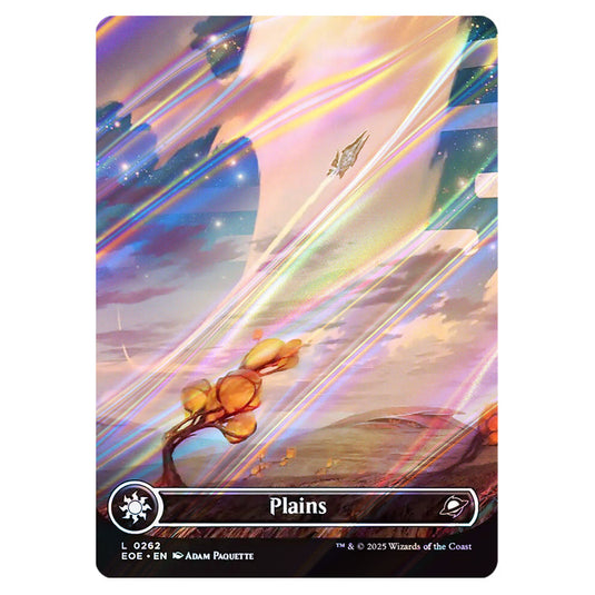 Plains 0262 card from the Magic The Gathering set Edge of Eternities