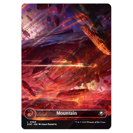 Mountain 0265 card from the Magic The Gathering set Edge of Eternities