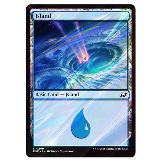 Island 0269 card from the Magic The Gathering set Edge of Eternities