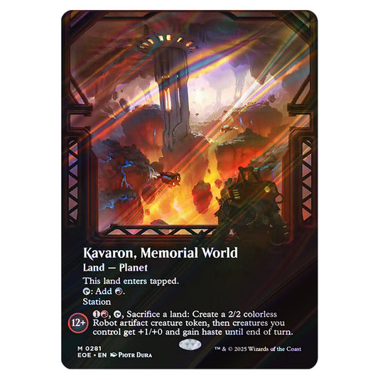 Kavaron, Memorial World 0281 card from the Magic The Gathering set Edge of Eternities